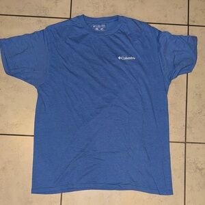 Columbia Men's Vibrant Blue Short Sleeve Tee - Size XL